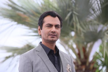 Nawazuddin Siddiqui photocall 71 yıllık Cannes Film Festivali sırasında Palais des Festivals üzerinde 14 Mayıs 2018 Fransa'nın Cannes 'Manto' için katılır. 