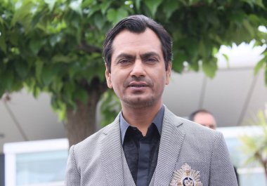 Nawazuddin Siddiqui photocall 71 yıllık Cannes Film Festivali sırasında Palais des Festivals üzerinde 14 Mayıs 2018 Fransa'nın Cannes 'Manto' için katılır. 
