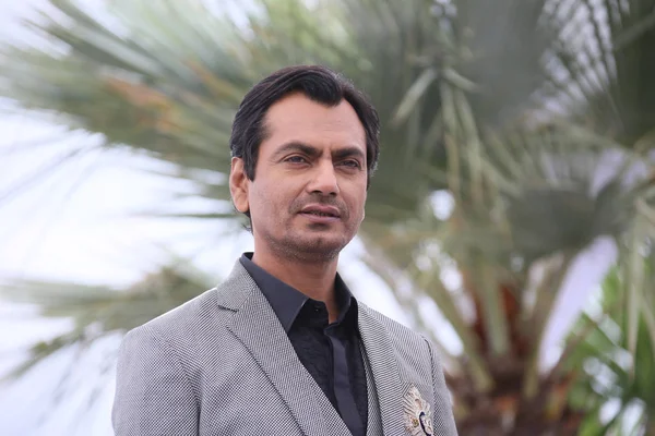 Nawazuddin Siddiqui photocall 71 yıllık Cannes Film Festivali sırasında Palais des Festivals üzerinde 14 Mayıs 2018 Fransa'nın Cannes 'Manto' için katılır. 