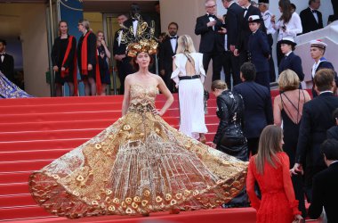 Larisa Katz 'yabani armut ağacı (Ahlat ağacı)' ile taranması sırasında 71 Cannes Film Festivali'nde Palais des Festivals üzerinde 18 Mayıs 2018 Fransa'nın Cannes katılır. 