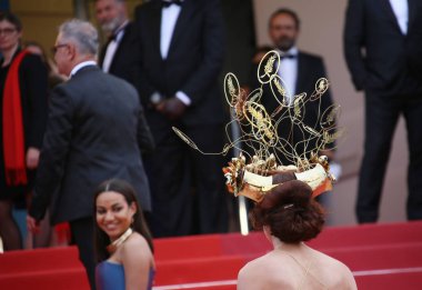 Larisa Katz (nöbetm) 71 Cannes Film Festivali sırasında Palais des Festivals üzerinde 18 Mayıs 2018 Fransa'nın Cannes 'yabani armut ağacı (Ahlat ağacı)' ile taranması katılır. 
