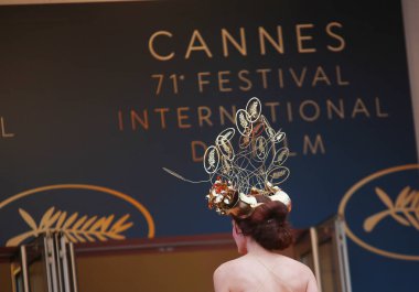 Larisa Katz (nöbetm) 71 Cannes Film Festivali sırasında Palais des Festivals üzerinde 18 Mayıs 2018 Fransa'nın Cannes 'yabani armut ağacı (Ahlat ağacı)' ile taranması katılır. 