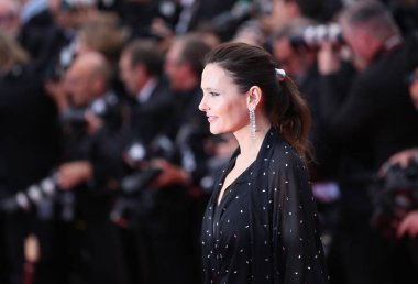 Virginie Ledoyen 'Blackkklansman' tarama 71 yıllık Cannes Film Festivali sırasında Palais des Festivals üzerinde 14 Mayıs 2018 Fransa'nın Cannes katılır. 