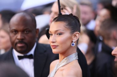 'Blackkklansman' tarama 71 yıllık Cannes Film Festivali sırasında Palais des Festivals üzerinde 14 Mayıs 2018 Fransa'nın Cannes Bella Hadid katılır. 