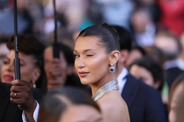 Bella Hadid Attends Screening Blackkklansman 71St Annual Cannes Film Festival — Stock Photo, Image