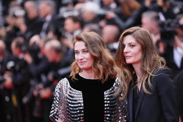 Chiara Mastroianni Emmanuelle Devos Assistono Alla Proiezione Blackkklansman Durante 71Esimo — Foto Stock