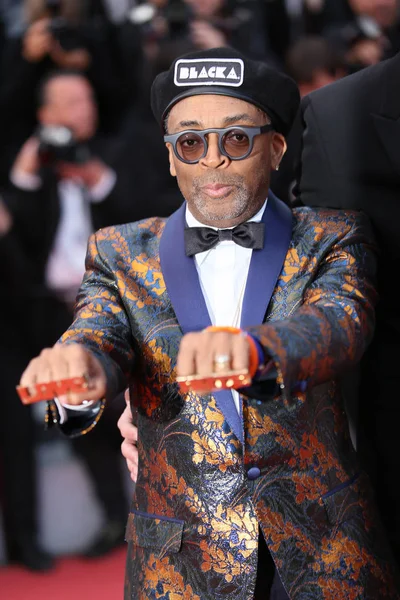 Spike Lee Partecipa Alla Proiezione Blackkklansman Durante 71Esimo Festival Del — Foto Stock