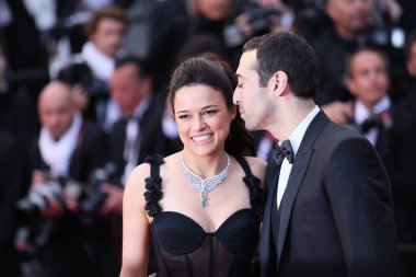 Michelle Rodriguez 'Blackkklansman' tarama 71 yıllık Cannes Film Festivali sırasında Palais des Festivals üzerinde 14 Mayıs 2018 Fransa'nın Cannes katılır. 