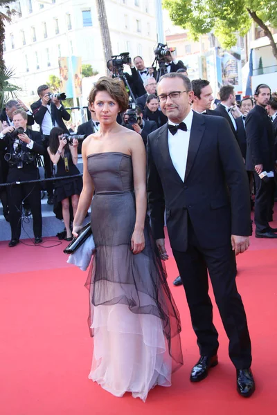  Anna ve Andrey Zvyagintsev 'Capharnaum' tarama 71 yıllık Cannes Film Festivali sırasında Palais des Festivals üzerinde 17 Mayıs 2018 Fransa'nın Cannes katılmak. 