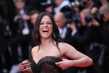 Michelle Rodriguez katılır taranması ' Solo: A Star Wars hikayesi ' 71 yıllık Cannes Film Festivali sırasında Palais des Festivals üzerinde 15 Mayıs 2018 Cannes, Fransa. 