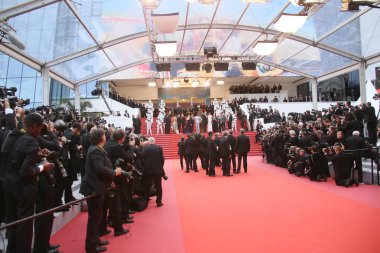 Fotoğrafçılar katılır taranması ' Solo: A Star Wars hikayesi ' 71 yıllık Cannes Film Festivali sırasında Palais des Festivals üzerinde 15 Mayıs 2018 Cannes, Fransa.