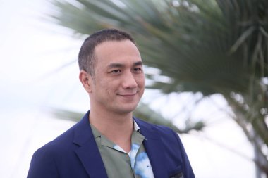 Çinli aktör Huang Jue katılır ' uzun Day's Journey içine Night (Di Qui Zui Hou De Ye Wan)' Photocall 71 yıllık Cannes Film Festivali sırasında Palais des Festivals üzerinde 16 Mayıs 2018 Cannes, Fransa. 