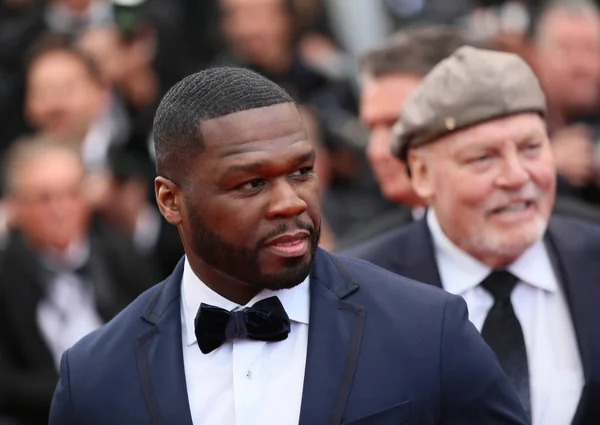 Cannes Francja Maja 2018 Curtis Jackson Aka Cent Badaniach Przesiewowych — Zdjęcie stockowe