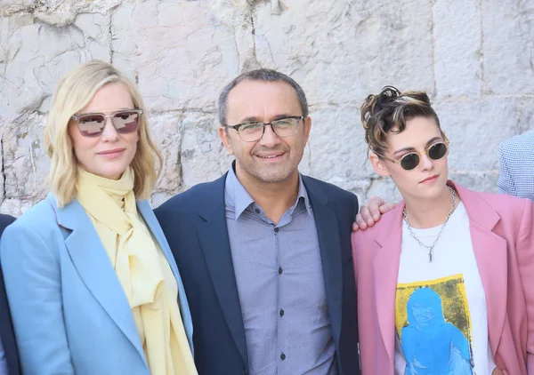 Kristen Stewart Cate Blanchett Andrey Zvyagincev Assistent Déjeuner Maire Donné — Photo