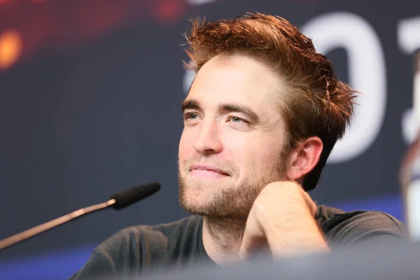 Robert Pattinson Participa Conferência Imprensa Damsel Durante 68Th Berlinale International — Fotografia de Stock