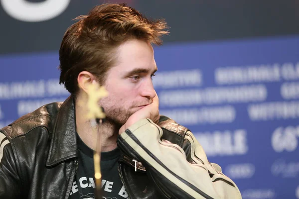 Robert Pattinson Participa Conferência Imprensa Damsel Durante 68Th Berlinale International — Fotografia de Stock
