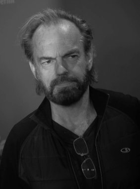  Hugo Weaving siyah 47 Photocall katılır sırasında 68 Berlinale Film Festivali'nde Grand Hyatt Hotel üzerinde 16 Şubat 2018, Berlin, Almanya.