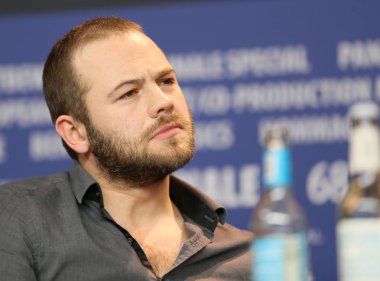 Moe Dunford katılır siyah 47 basın toplantısı sırasında 68 Berlinale Film Festivali'nde Grand Hyatt Hotel üzerinde 16 Şubat 2018, Berlin, Almanya.