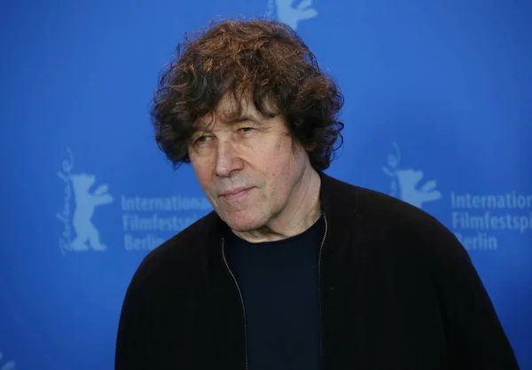 Stephen Rea Účastní Photocall Černá Během Berlinale Mezinárodním Filmovém Festivalu — Stock fotografie