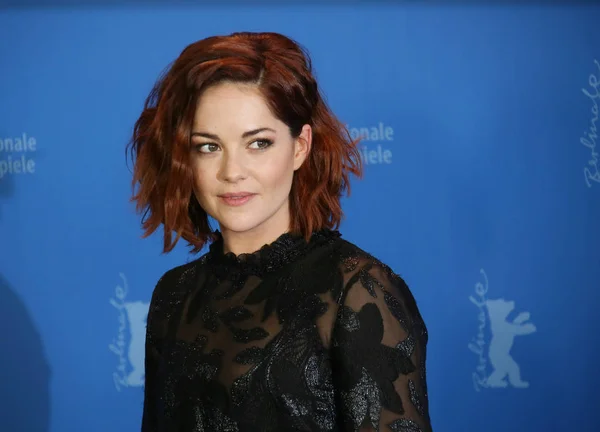 Sarah Greene Katılır Photocall Siyah Berlinale Uluslararası Film Festivali Sırasında — Stok fotoğraf