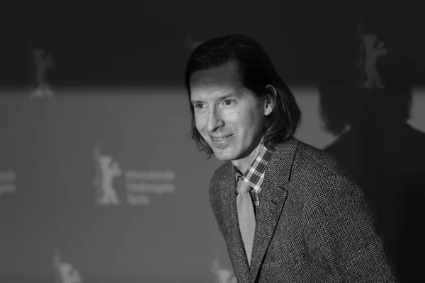 Wes Anderson Berpose Panggilan Foto Isle Dogs Pada Festival Film — Stok Foto