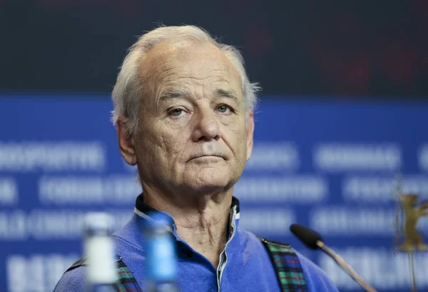 Bill Murray Sköter Isle Dogs Presskonferensen Den Berlinale International Film — Stockfoto