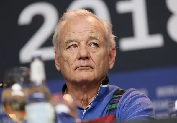 Bill Murray Woont Persconferentie Isle Dogs Tijdens 68E Berlinale Internationale — Stockfoto