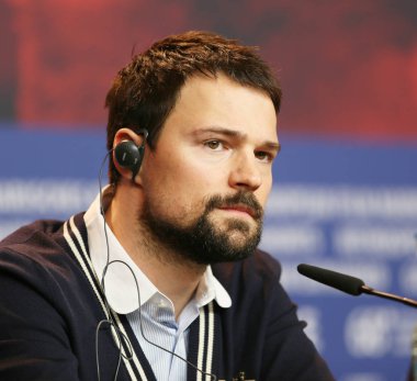 Danila Kozlovski katılır 'Dovlatov' basın toplantısı sırasında 68 Berlinale Uluslararası Film Festivali Berlin Grand Hyatt Hotel'de üzerinde 17 Şubat 2018, Berlin, Almanya.