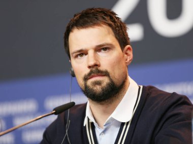 Danila Kozlovski katılır 'Dovlatov' basın toplantısı sırasında 68 Berlinale Uluslararası Film Festivali Berlin Grand Hyatt Hotel'de üzerinde 17 Şubat 2018, Berlin, Almanya.