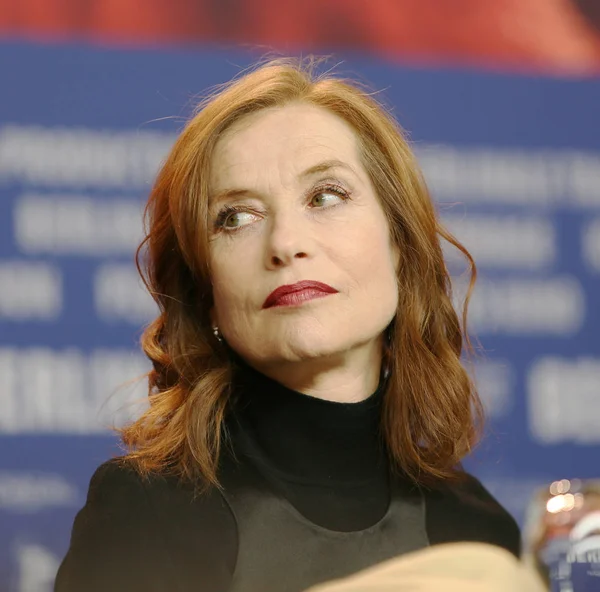 Isabelle Huppert Katılır Filiz Basın Toplantısı Sırasında Berlinale Uluslararası Film — Stok fotoğraf