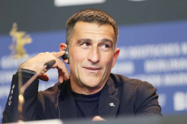 Michele Carboni katılır 'Kızı, benim' (fıglia Mia) basın toplantısı sırasında 68 Berlinale Uluslararası Film Festivali Berlin Grand Hyatt Hotel'de üzerinde 18 Şubat 2018, Berlin, Almanya. 