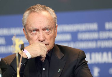 Udo Kier katılır 'Kızı, benim' (fıglia Mia) basın toplantısı sırasında 68 Berlinale Uluslararası Film Festivali Berlin Grand Hyatt Hotel'de üzerinde 18 Şubat 2018, Berlin, Almanya.