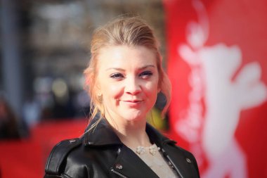 Natalie Dormer attends the 'Picnic at Hanging Rock' premiere during the 68th Berlinale International Film Festival Berlin at Zoo Palast on February 19, 2018 in Berlin, Germany.  clipart