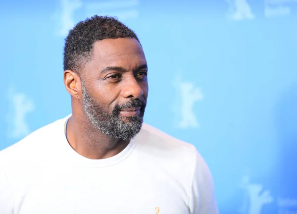 Idris Elba Posa Servizio Fotografico Yardie Durante 68Esimo Berlinale International — Foto Stock