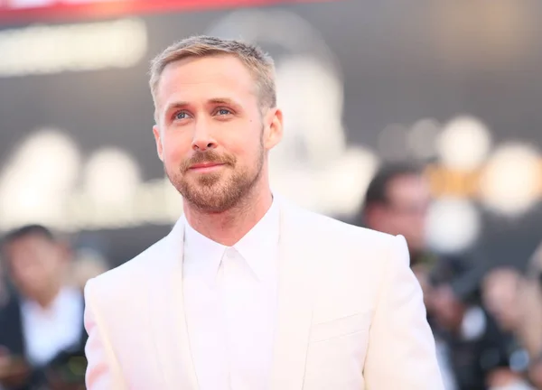 Ryan Gosling Walks Red Carpet Ahead Opening Ceremony First Man — Stock Photo, Image