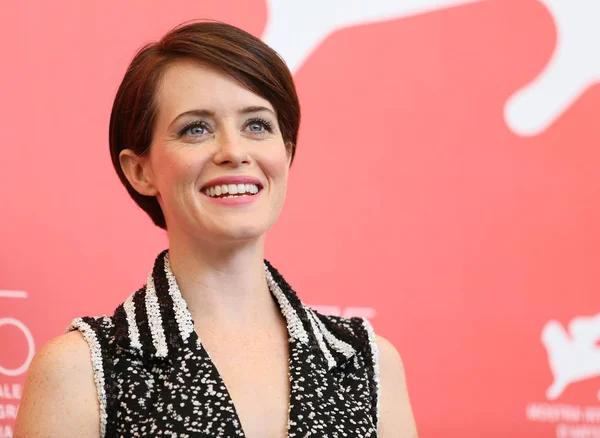 Claire Foy Attend First Man Photocall 75Th Venice Film Festival — Stock Photo, Image