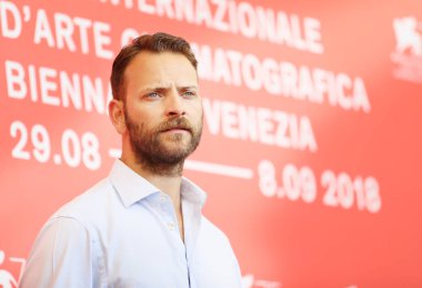 Alessandro Borghi katılır Sulla Mia Pelle (benim cilt üzerinde) photocall 75 Venedik Film Festivali sırasında Sala Casino üzerinde 29 Ağustos 2018 Venedik, İtalya.