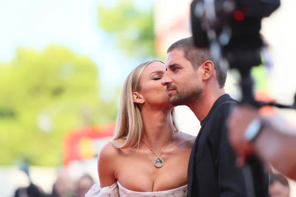 Fiammetta Cicogna Walks Red Carpet Ahead Opening Ceremony 75Th Venice — Stock Photo, Image