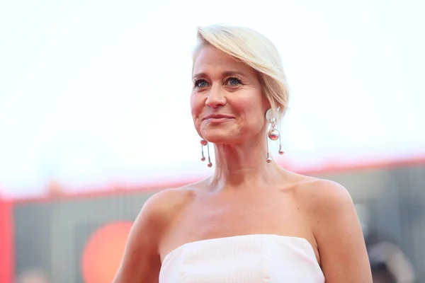 Trine Dyrholm Walks Red Carpet Ahead Opening Ceremony 75Th Venice — Stock Photo, Image