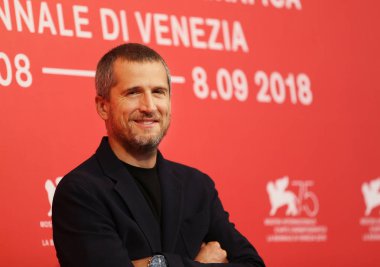  Guillaume Canet attends 'Doubles Vies (Non Fiction)' photocall during the 75th Venice Film Festival at Sala Casino on August 31, 2018 in Venice, Italy.  clipart