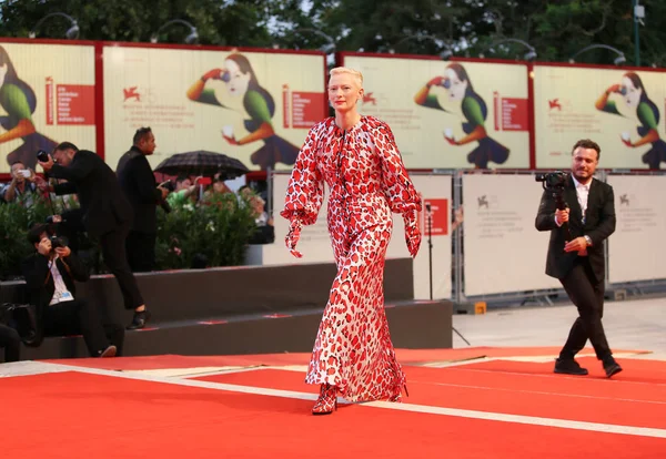 Tilda Swinton Camina Por Alfombra Roja Antes Proyección Eternity Gate — Foto de Stock