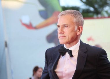 Christoph Waltz yürür kırmızı halı ödül töreni öncesinde 75 Venedik Film Festivali sırasında Sala Grande üzerinde 8 Eylül 2018 Venedik, İtalya. 