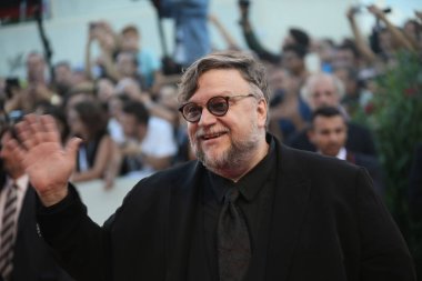 Guillermo del Toro yürür kırmızı halı ödül töreni öncesinde 75 Venedik Film Festivali sırasında Sala Grande üzerinde 8 Eylül 2018 Venedik, İtalya.