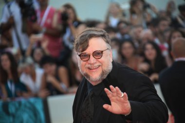 Guillermo del Toro yürür kırmızı halı ödül töreni öncesinde 75 Venedik Film Festivali sırasında Sala Grande üzerinde 8 Eylül 2018 Venedik, İtalya.
