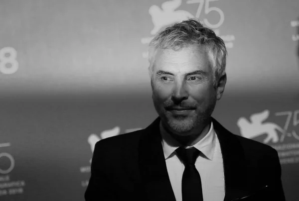 Alfonso Cuaron Posa Com Leão Ouro Melhor Filme Roma Photocall — Fotografia de Stock