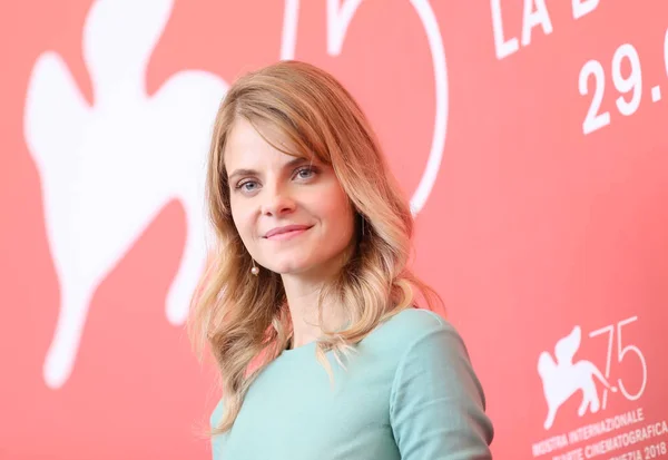 Juli Jakab Nimmt Napszallta Sunset Photocall Während Des Venezianischen Filmfestivals — Stockfoto