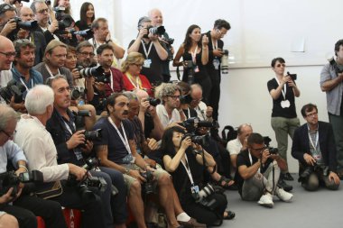 Fotoğrafçı katılmak 'Vox Lux' photocall 75 Venedik Film Festivali sırasında Sala Casino üzerinde 4 Eylül 2018 Venedik, İtalya.