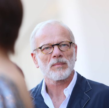 Pascal Greggory, 6 Eylül 2018'de Venedik'te Sala Grande'de düzenlenen 75.. 