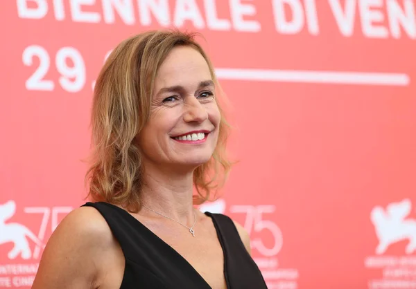 Actress Sandrine Bonnaire Attends Enkas Photocall 75Th Venice Film Festival — Stock Photo, Image