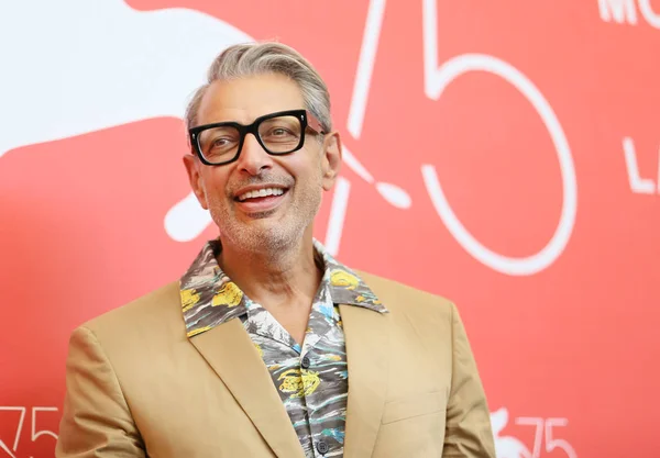 Jeff Goldblum Nimmt Mountain Photocall Während Des Venezianischen Filmfestivals Sala — Stockfoto